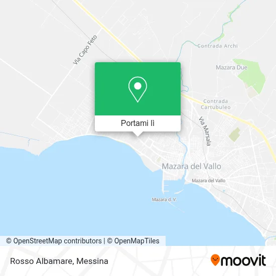Mappa Rosso Albamare