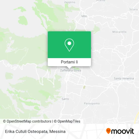 Mappa Erika Cutuli Osteopata