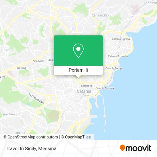 Mappa Travel In Sicily