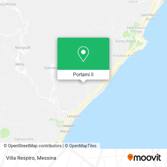 Mappa Villa Respiro