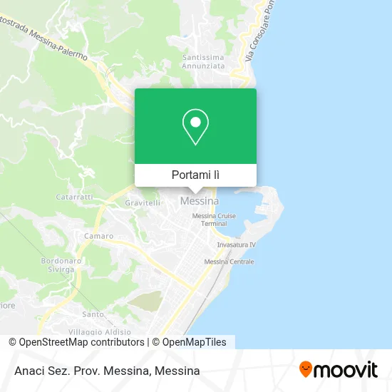 Mappa Anaci Sez. Prov. Messina