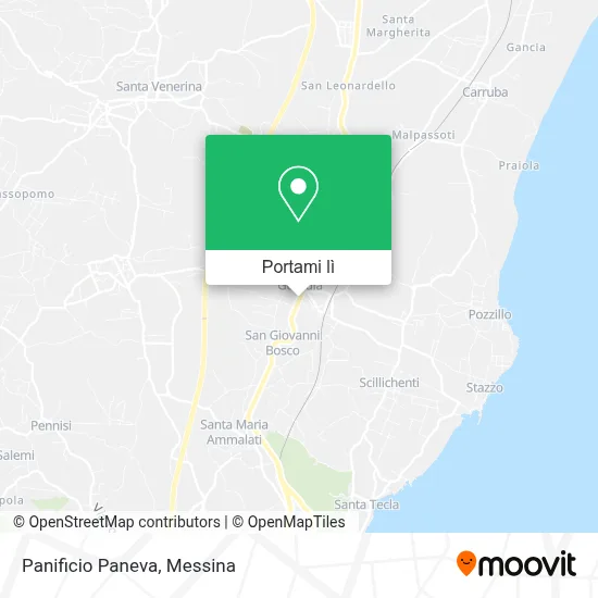 Mappa Panificio Paneva