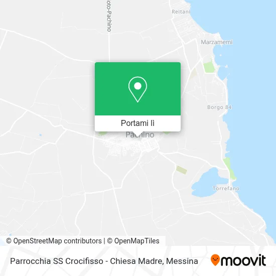 Mappa Parrocchia SS Crocifisso - Chiesa Madre