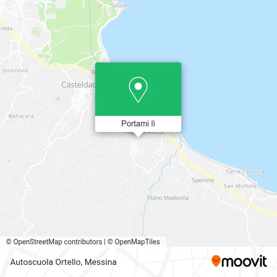 Mappa Autoscuola Ortello