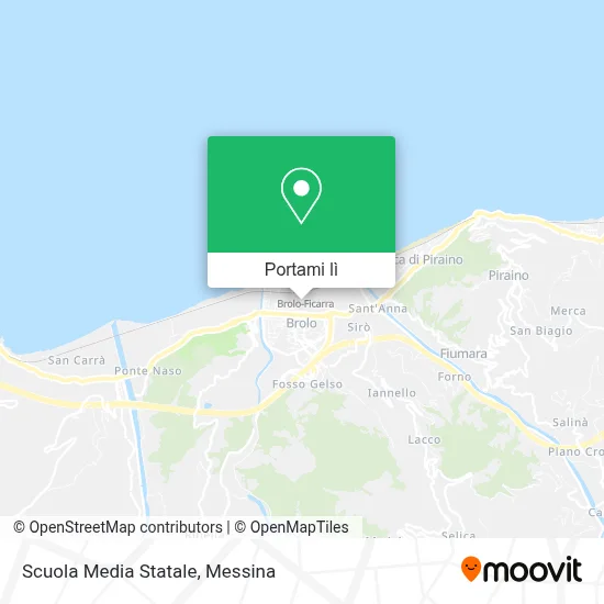Mappa Scuola Media Statale