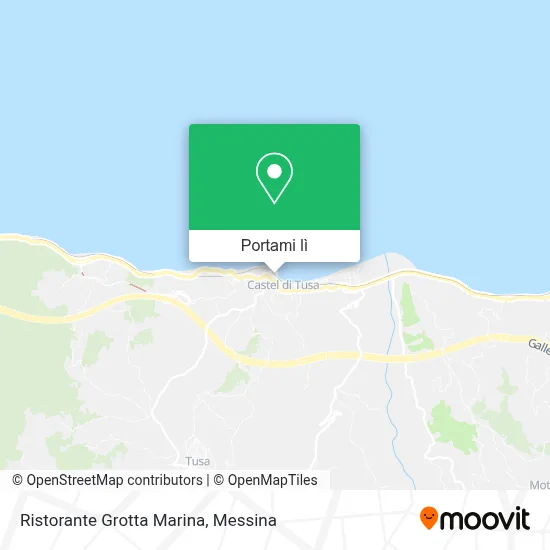 Mappa Ristorante Grotta Marina