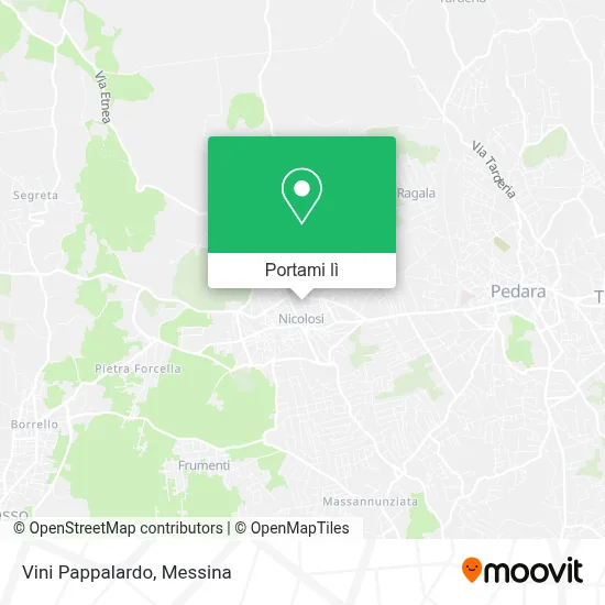 Mappa Vini Pappalardo