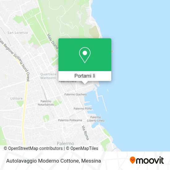 Mappa Autolavaggio Moderno Cottone