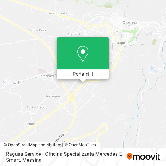 Mappa Ragusa Service - Officina Specializzata Mercedes E Smart