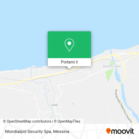 Mappa Mondialpol Security Spa