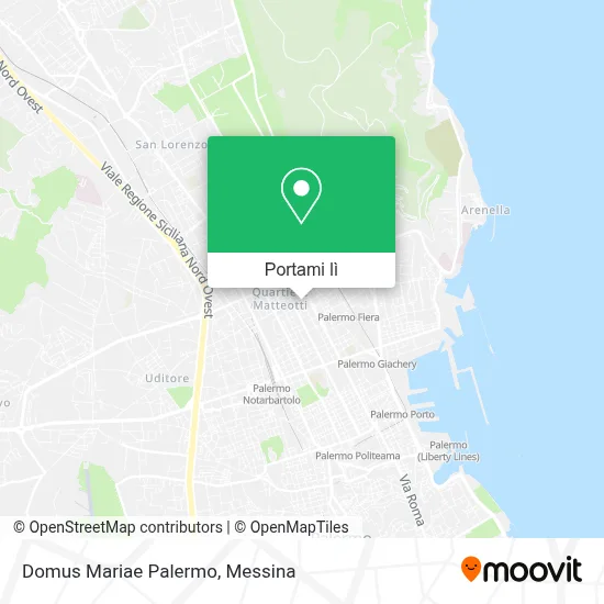 Mappa Domus Mariae Palermo