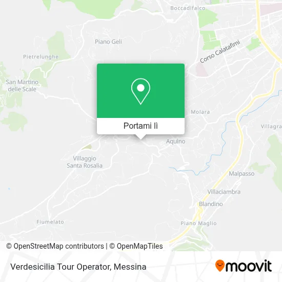 Mappa Verdesicilia Tour Operator