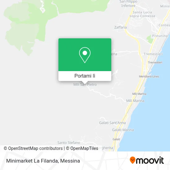 Mappa Minimarket La Filanda