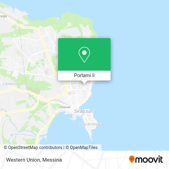 Mappa Western Union
