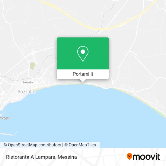 Mappa Ristorante A Lampara