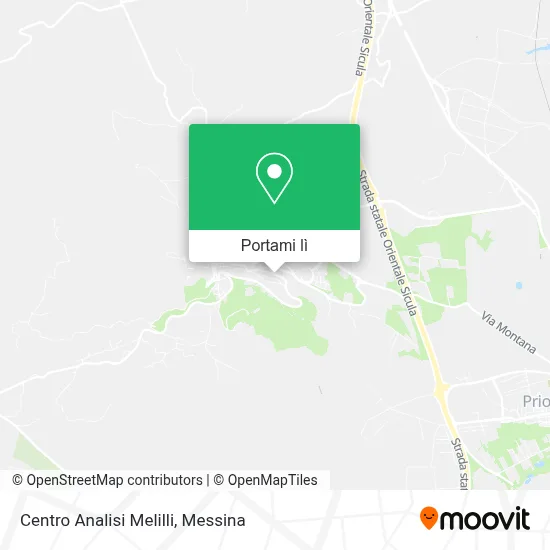 Mappa Centro Analisi Melilli