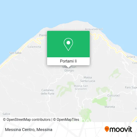 Mappa Messina Centro
