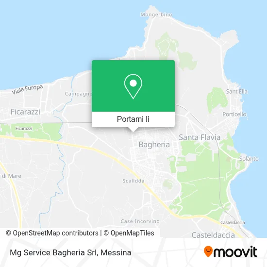 Mappa Mg Service Bagheria Srl