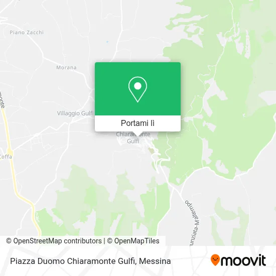Mappa Piazza Duomo Chiaramonte Gulfi