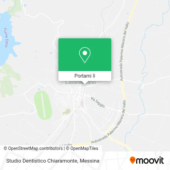 Mappa Studio Dentistico Chiaramonte
