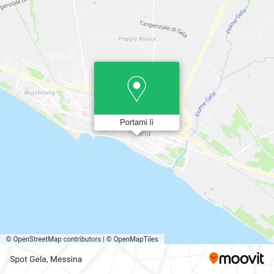 Mappa Spot Gela