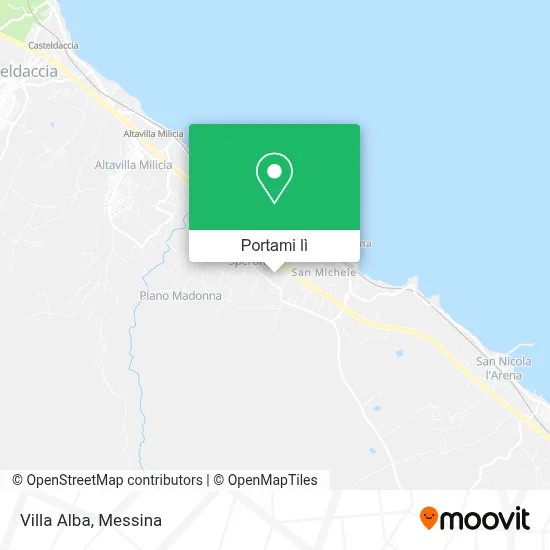 Mappa Villa Alba