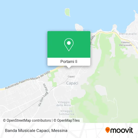 Mappa Banda Musicale Capaci