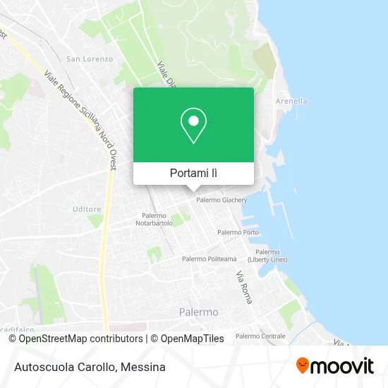 Mappa Autoscuola Carollo