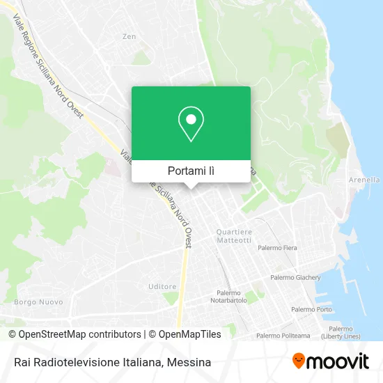 Mappa Rai Radiotelevisione Italiana