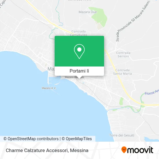 Mappa Charme Calzature Accessori