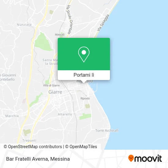 Mappa Bar Fratelli Averna