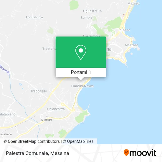 Mappa Palestra Comunale