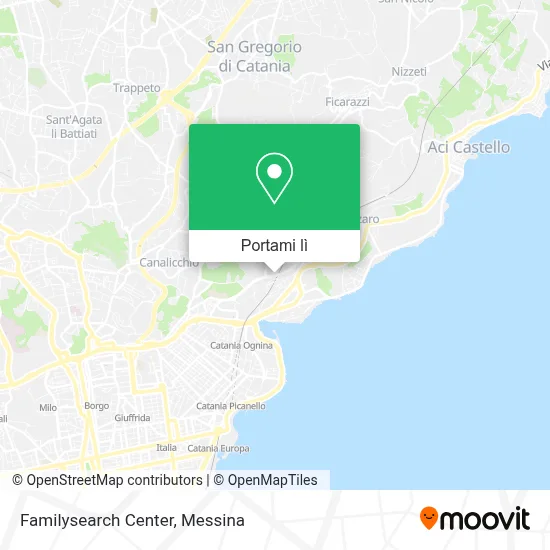 Mappa Familysearch Center
