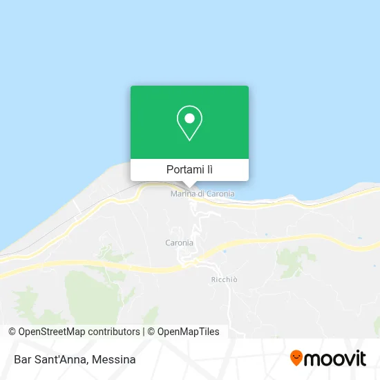 Mappa Bar Sant'Anna