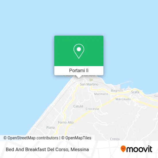 Mappa Bed And Breakfast Del Corso