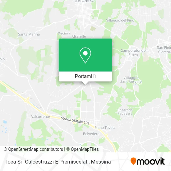 Mappa Icea Srl Calcestruzzi E Premiscelati