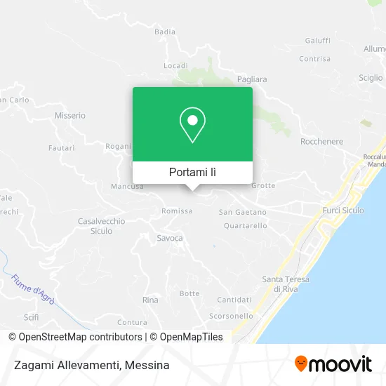 Mappa Zagami Allevamenti