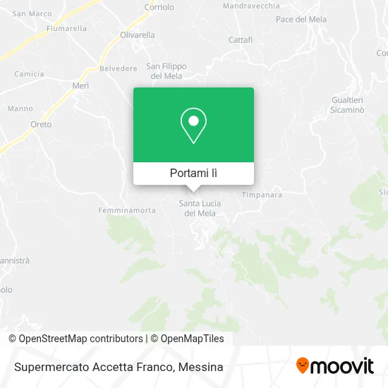 Mappa Supermercato Accetta Franco