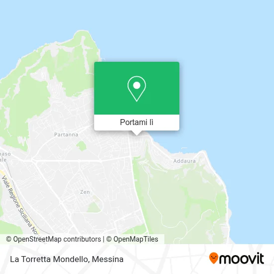 Mappa La Torretta Mondello