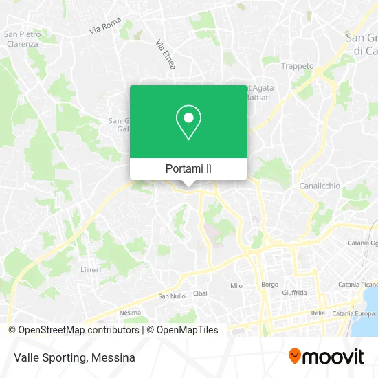 Mappa Valle Sporting