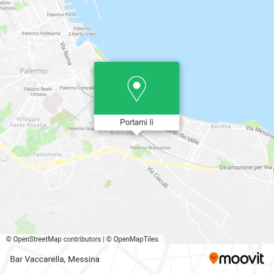Mappa Bar Vaccarella
