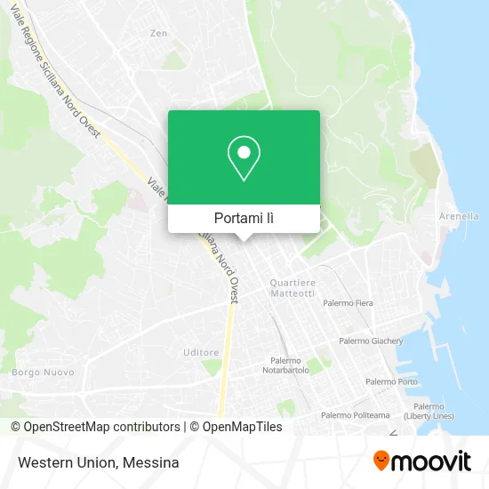Mappa Western Union
