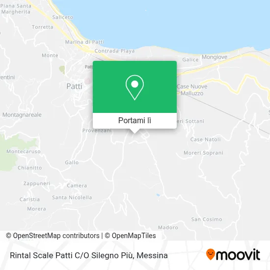 Mappa Rintal Scale Patti C / O Silegno Più