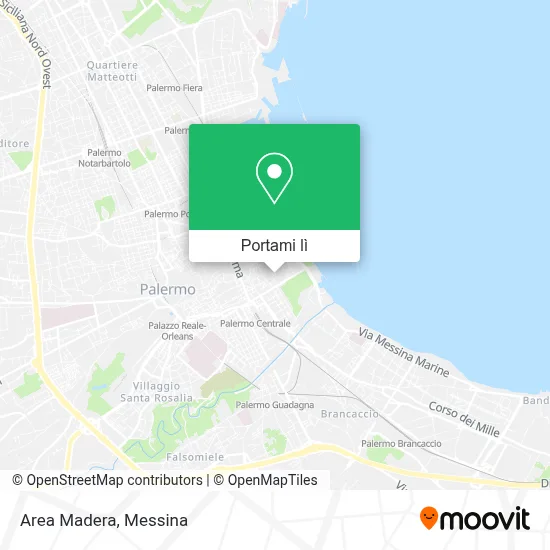 Mappa Area Madera