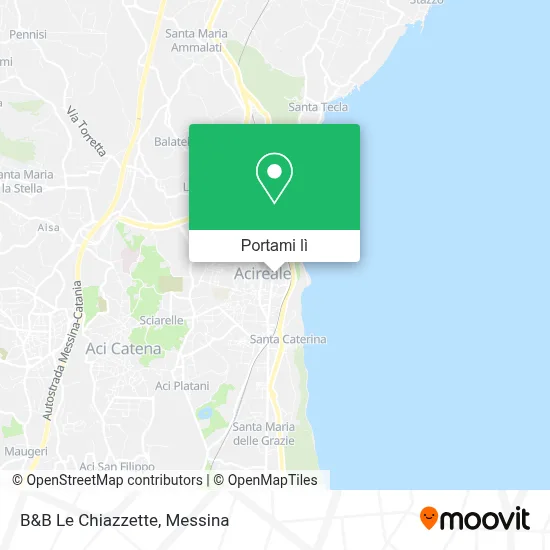 Mappa B&B Le Chiazzette