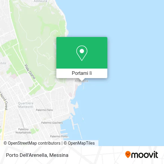 Mappa Porto Dell'Arenella