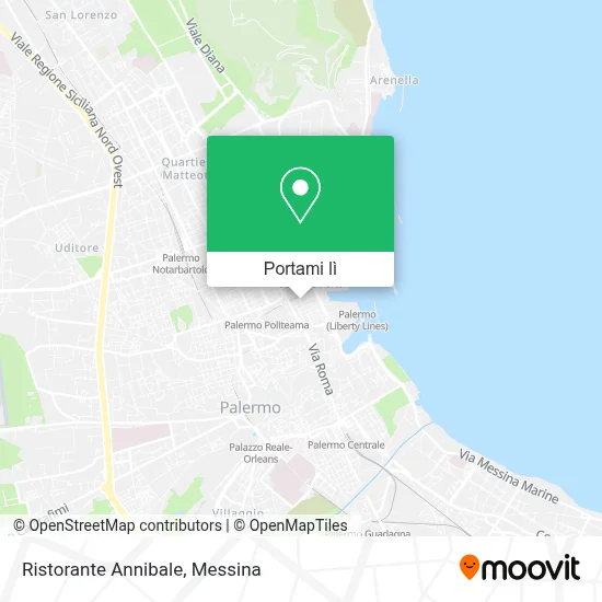 Mappa Ristorante Annibale