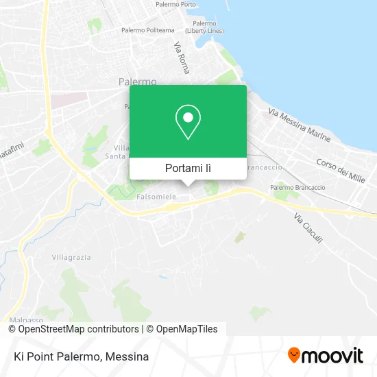 Mappa Ki Point Palermo