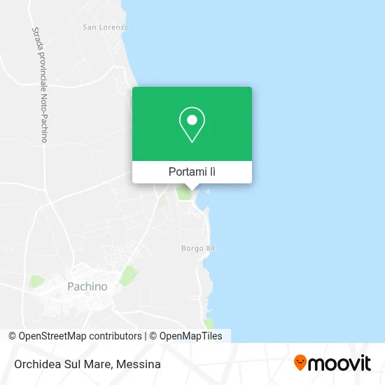 Mappa Orchidea Sul Mare