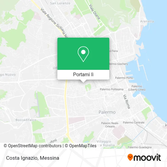 Mappa Costa Ignazio